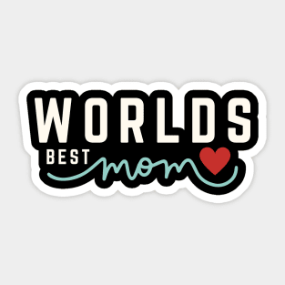 The Worlds Best Mom Sticker